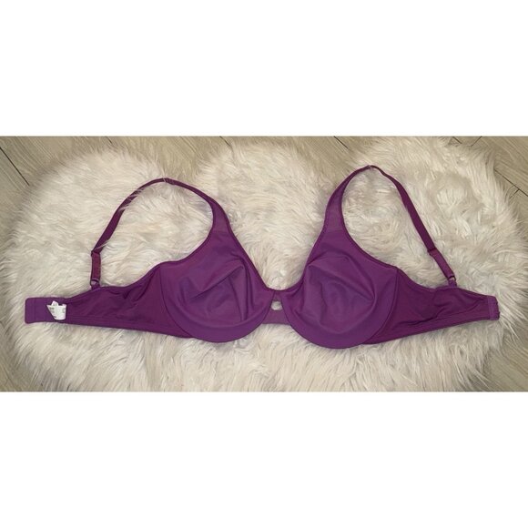 Sweet Nothings Maidenform Lace Minimizer Bra Unlined UW Animal Womens 38C 08023 - Picture 5 of 7